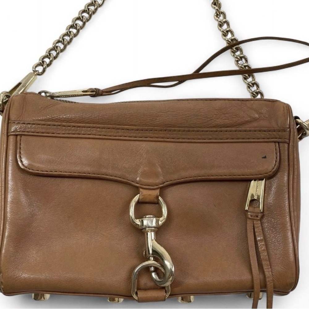 Rebecca Minkoff Brown Leather MAC Shoulder Bag